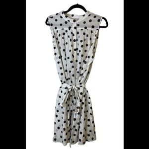 BNWT Ann Taylor Loft Beach Collection Polka Dot Swim Cover-up